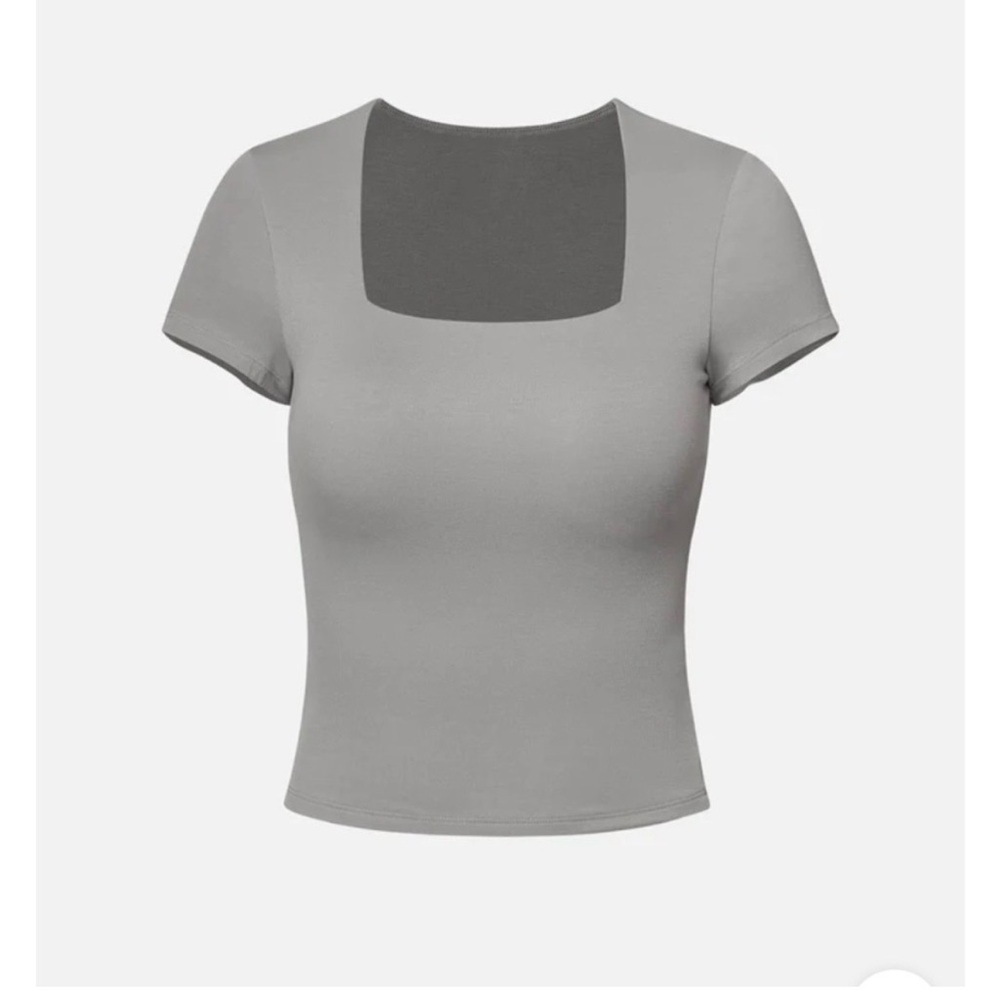 ➡️ NWT OGL Eco-SkinKiss Gray Square Neck Brami Top